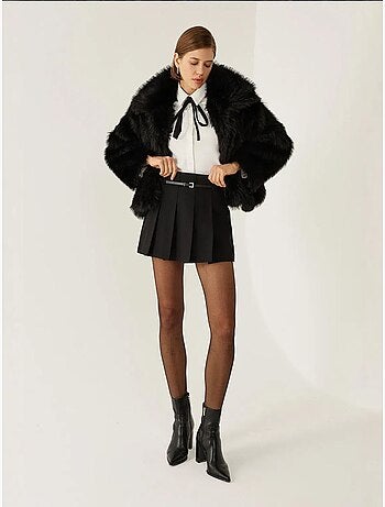Mini gonna-skirt con cintura hiccup