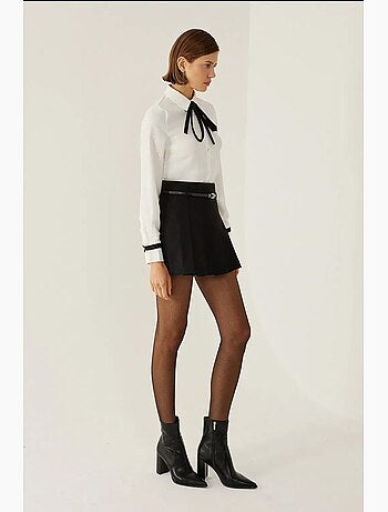 Mini gonna-skirt con cintura hiccup