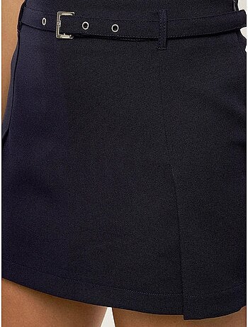 Mini gonne-pantalone con cintura
