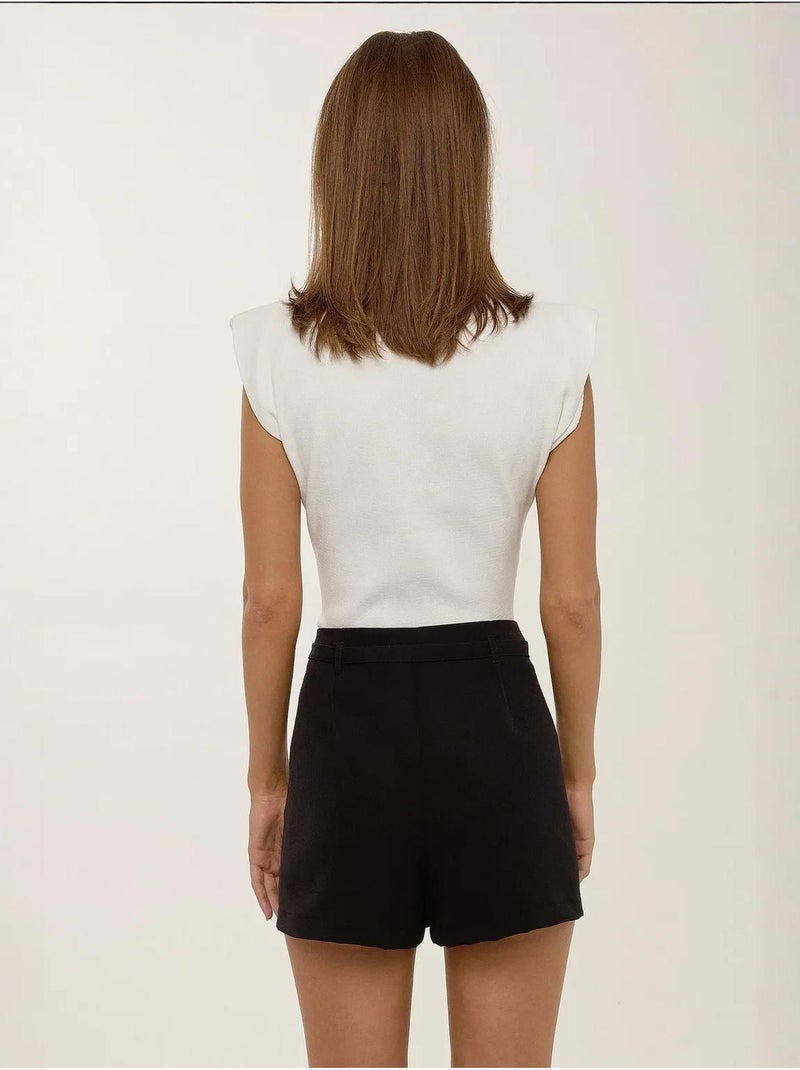 Mini gonne-pantalone con cintura Nero - Kiabi