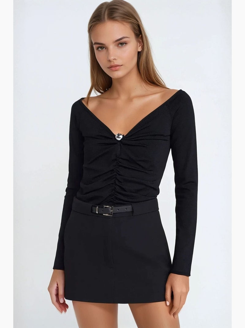 Mini gonne-pantaloni dritti hiccup Nero - Kiabi
