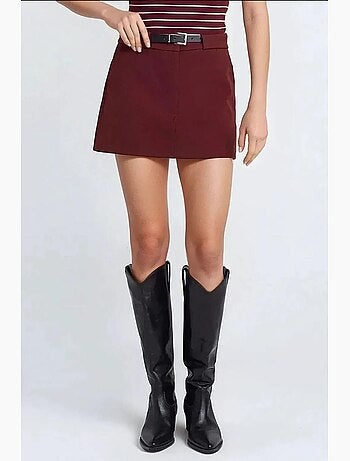 Mini gonne-pantaloni dritti hiccup