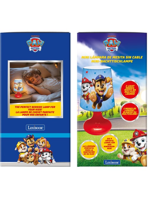 Mini lampada da comodino e luce notturna senza fili di paw patrol - Kiabi Mini lampada da comodino e luce notturna senza fili di paw patrol - Kiabi
