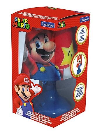Mini lampada da comodino e luce notturna senza fili Super Mario