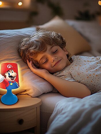 Mini lampada da comodino e luce notturna senza fili Super Mario