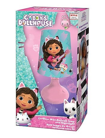 Mini lampada da comodino e luce notturna wireless gabby's dollhouse