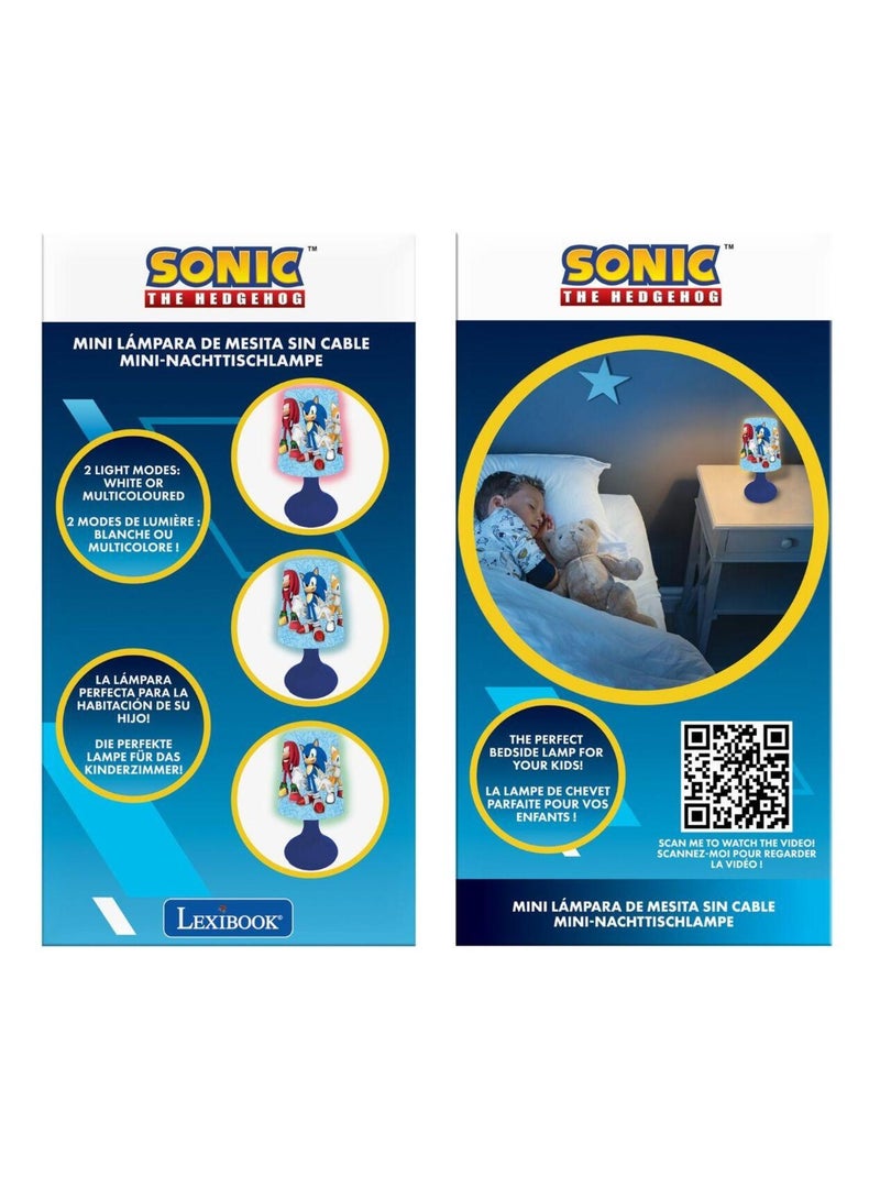 Mini lampada da comodino e luce notturna wireless Sonic Blu - Kiabi