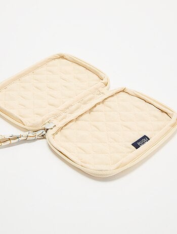 Mini pochette trapuntata