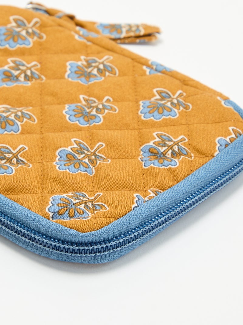 Mini pochette trapuntata Giallo senape - Kiabi