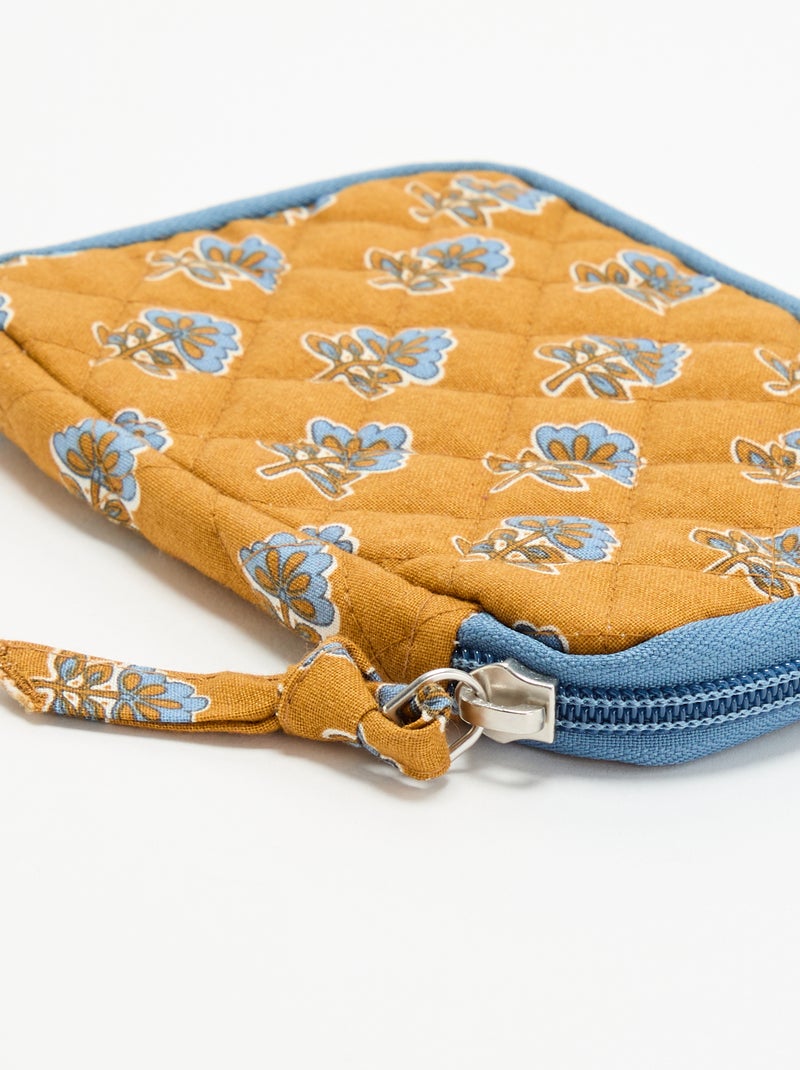 Mini pochette trapuntata Giallo senape - Kiabi