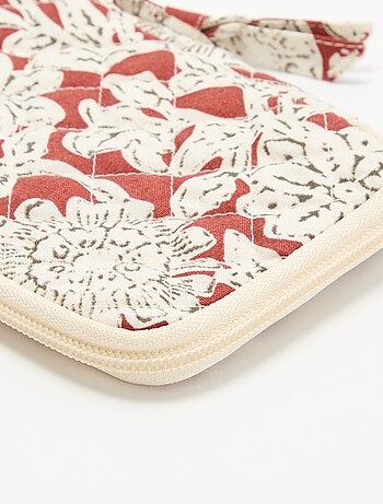 Mini pochette trapuntata