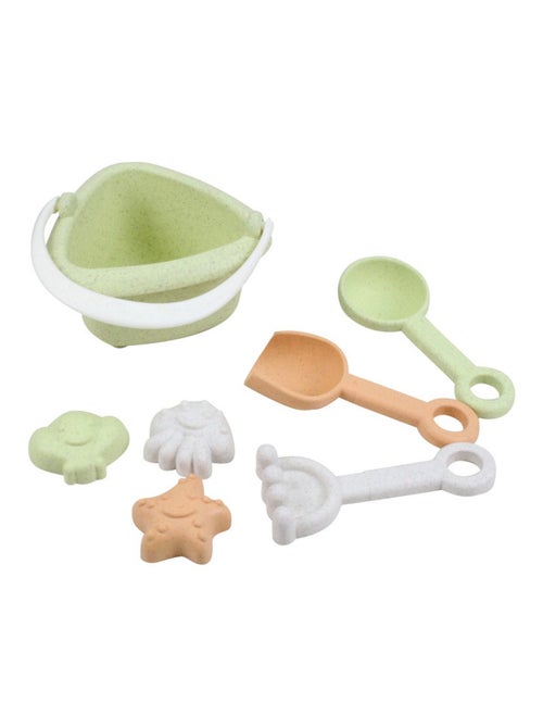 Mini set da spiaggia - 7 pezzi in paglia di grano | Magni - Kiabi