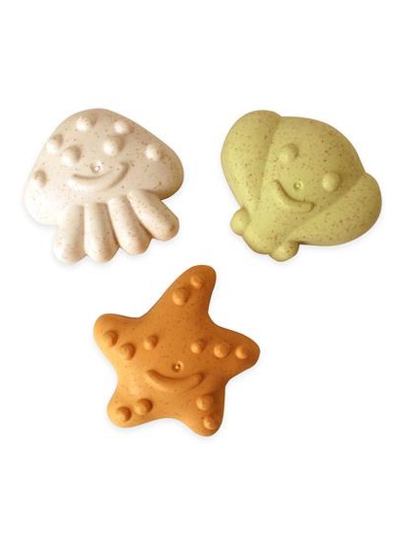 Mini set da spiaggia - 7 pezzi in paglia di grano | Magni Multicolore - Kiabi