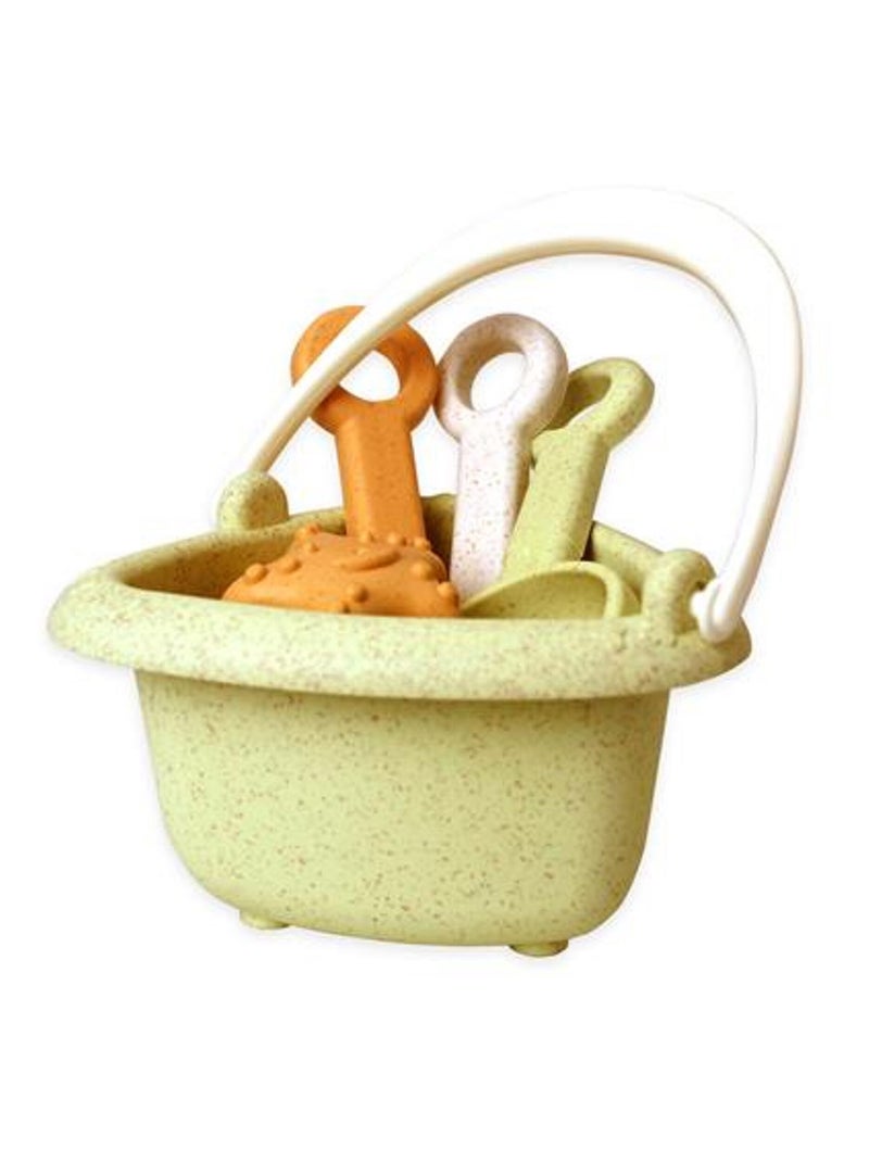 Mini set da spiaggia - 7 pezzi in paglia di grano | Magni Multicolore - Kiabi