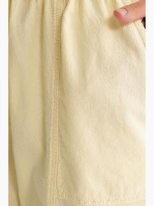 Mini shorts in cotone a vita alta con coulisse mixray - Kiabi