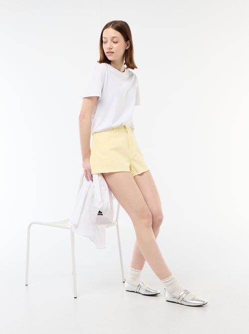 Mini-shorts in twill - Kiabi