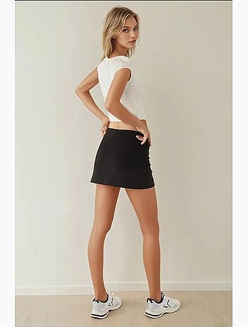 Mini skort con dettaglio drappeggiato hiccup