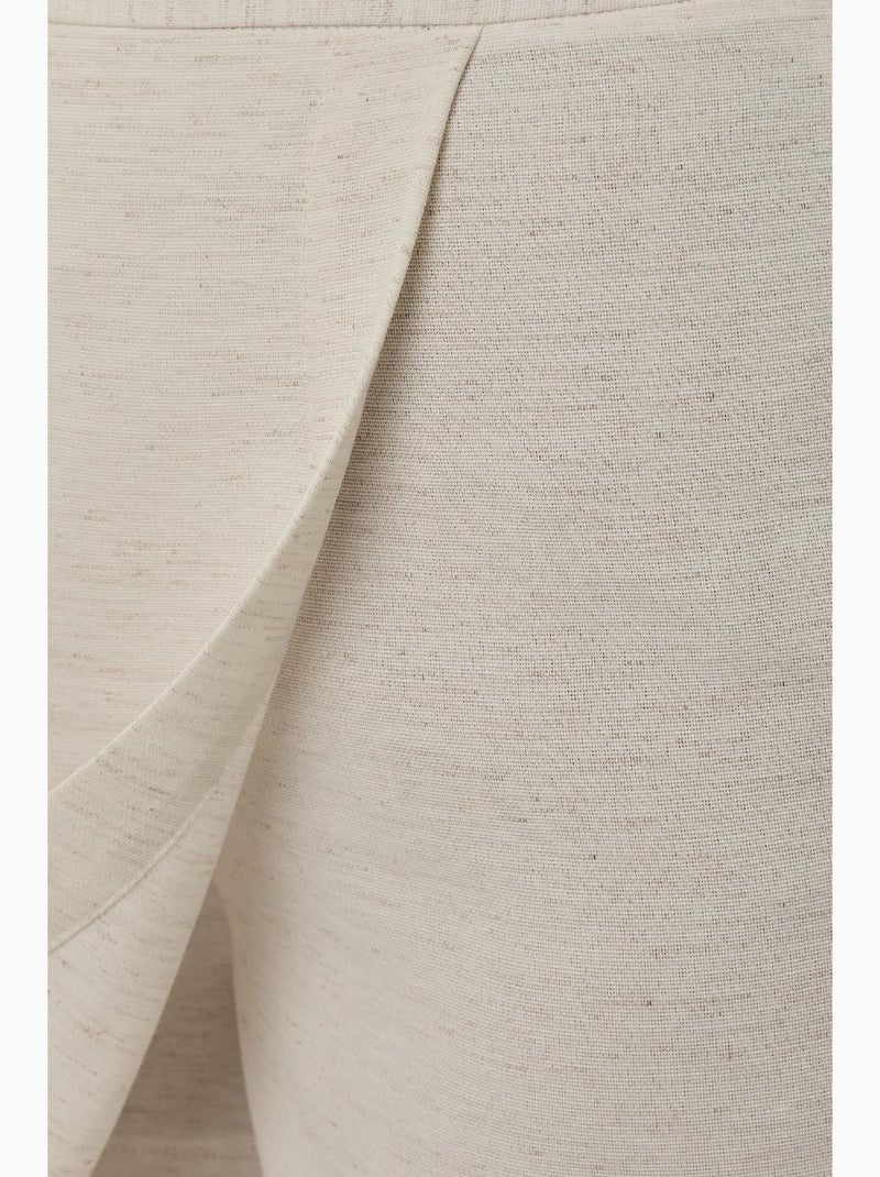 Mini skorts testurizzati effetto lino hiccup Beige - Kiabi