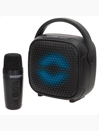 Mini speaker wireless con microfono e luci rgb bontempi