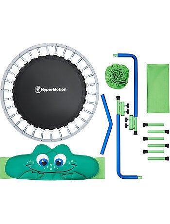 Mini tappeto elastico bimbi rana con maniglia HyperMotion