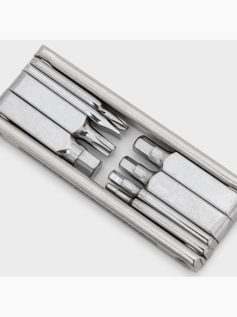 Mini utensile per bici ciclismo uomo e donna 8 pro Argento - Kiabi