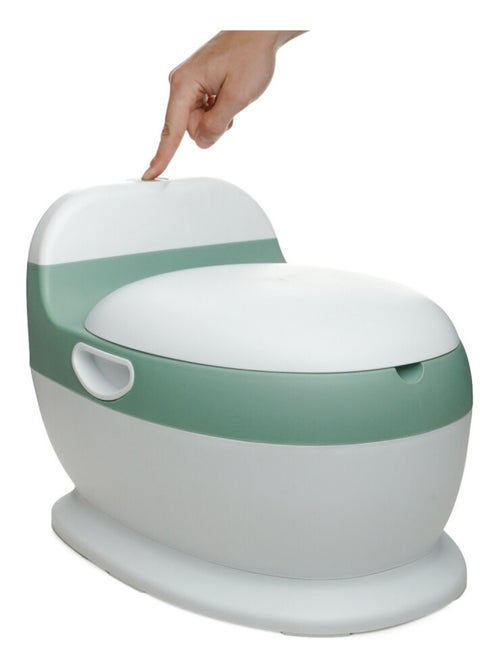 Mini vasino per l’apprendimento Thermobaby con rumore dello sciacquone Verde salvia - Kiabi Mini vasino per l’apprendimento Thermobaby con rumore dello sciacquone Verde salvia - Kiabi
