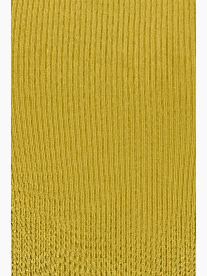 Miniabito senza maniche con scollo all'americana e spacco laterale hiccup Verde - Kiabi
