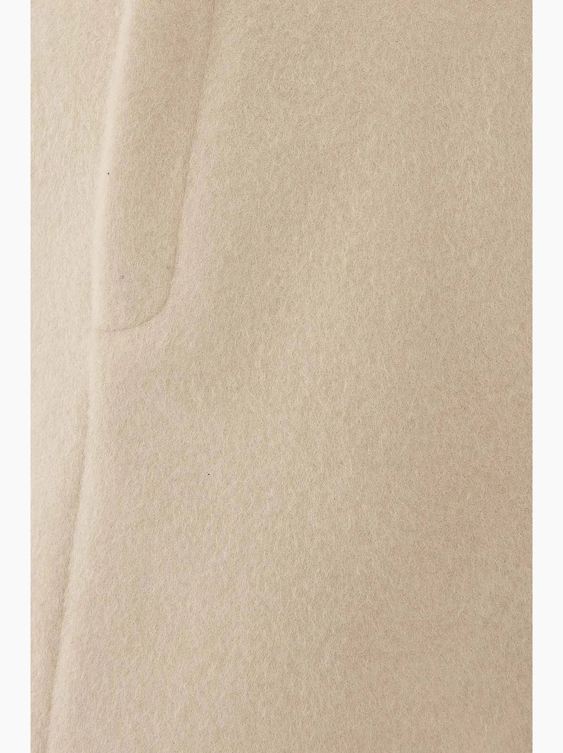 Minigonna con cintura hiccup Beige naturale - Kiabi