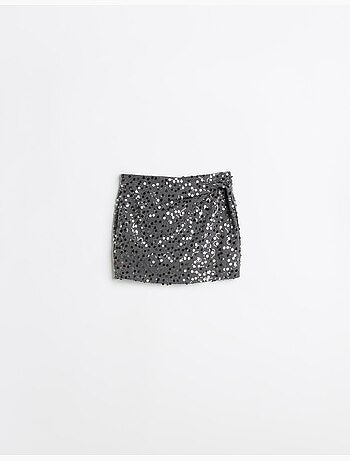 Minigonna con paillettes, MO Fashion