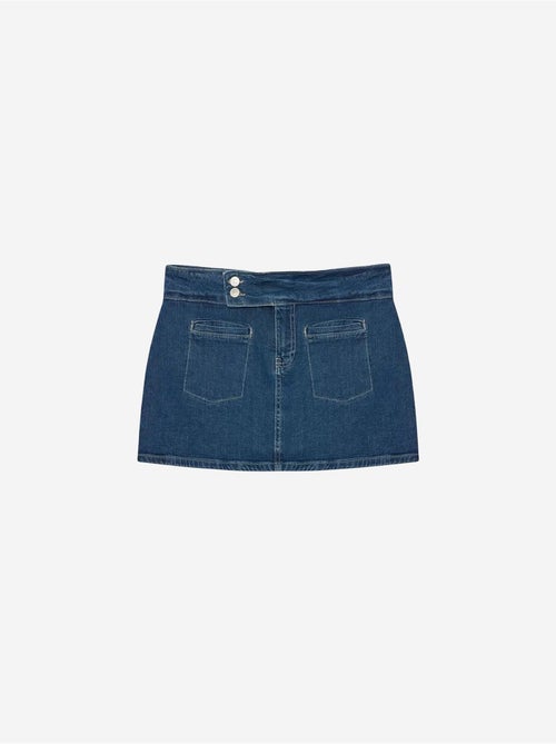 Minigonna di jeans dritta a vita alta dilvin - Kiabi Minigonna di jeans dritta a vita alta dilvin - Kiabi