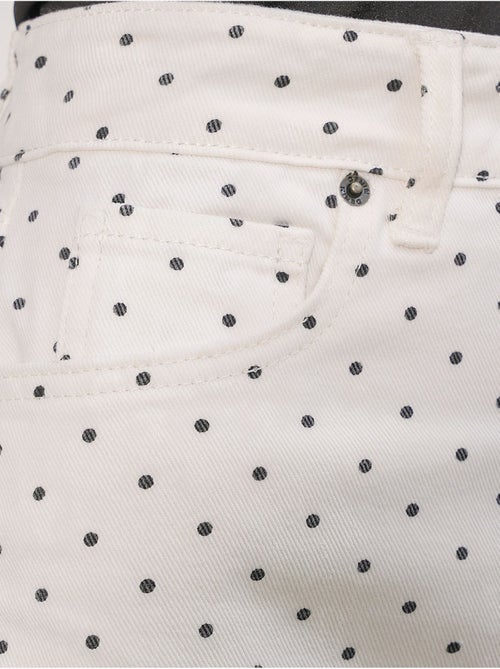 Minigonna in denim a pois a vita alta bdart - Kiabi Minigonna in denim a pois a vita alta bdart - Kiabi