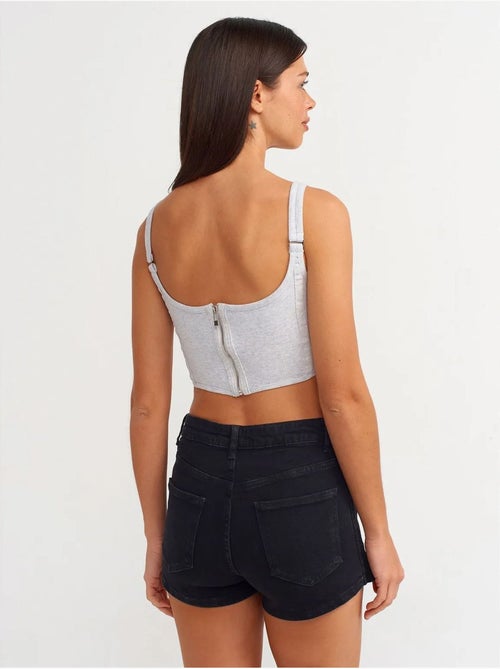 Minigonna in denim a vita alta dilvin - Kiabi Minigonna in denim a vita alta dilvin - Kiabi