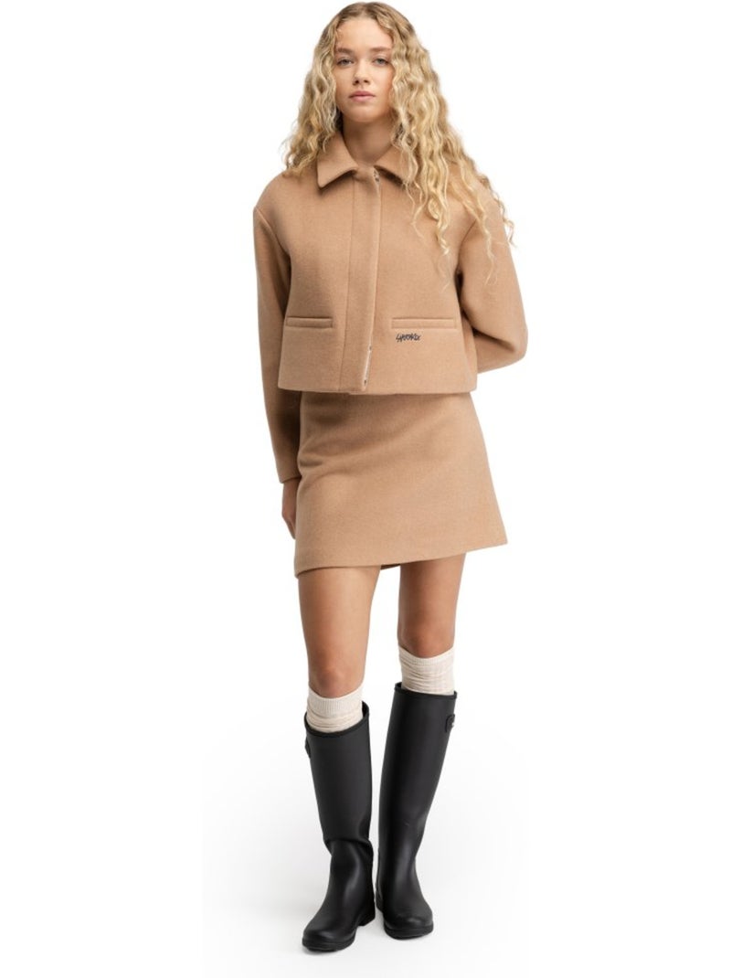 Minigonna in lana da donna donna tivoli-w sand Beige - Kiabi