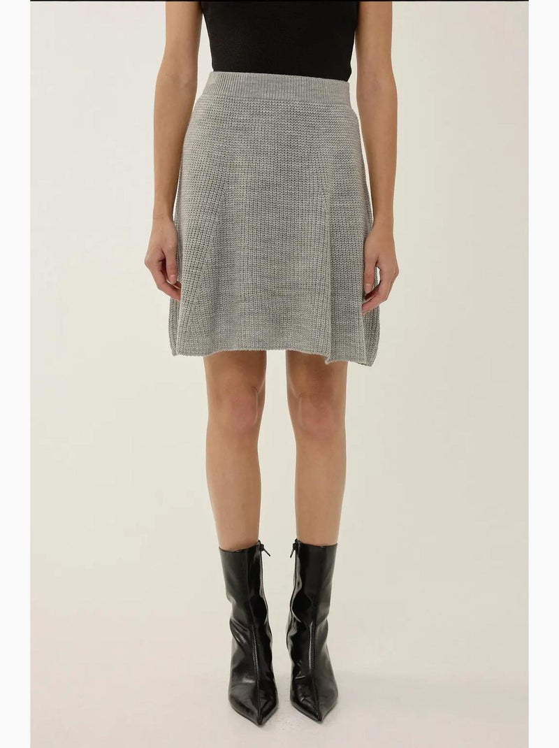 Minigonna in maglia hiccup Grigio - Kiabi
