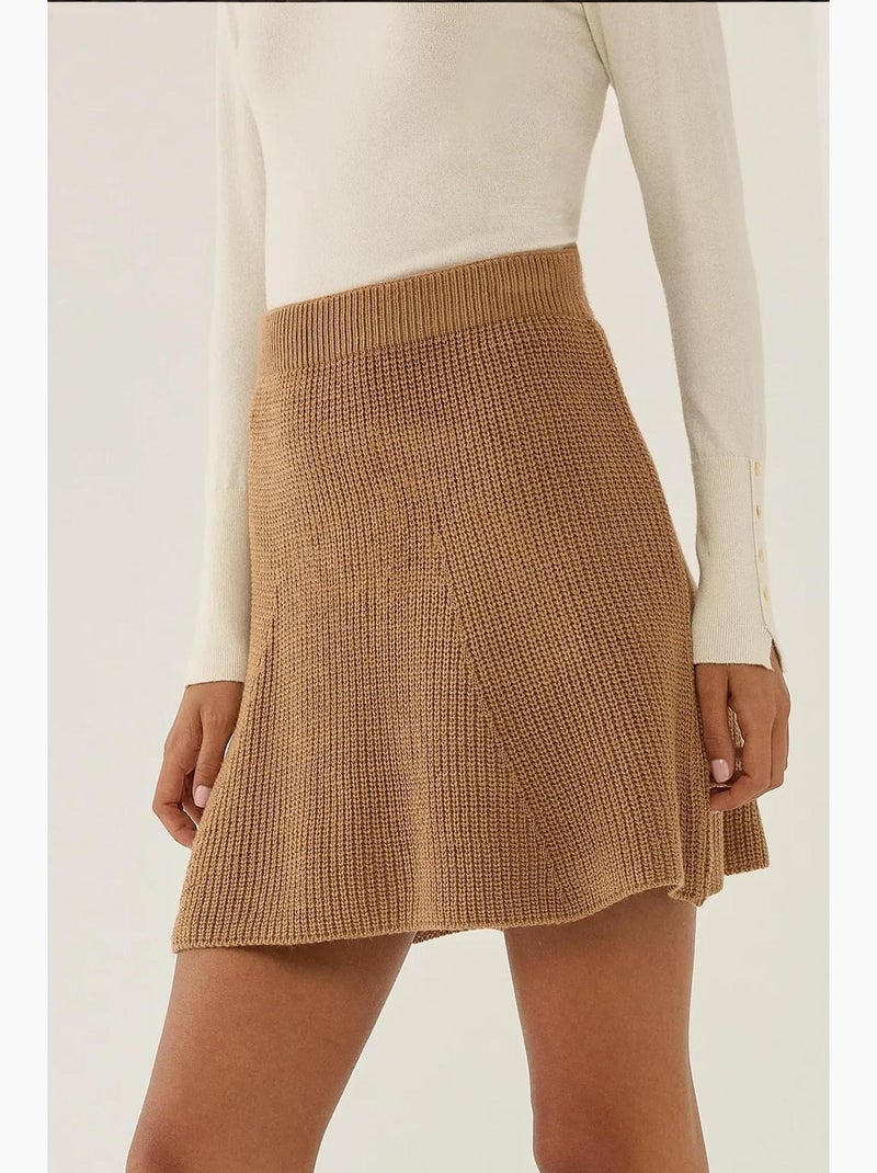 Minigonna in maglia hiccup Marrone - Kiabi