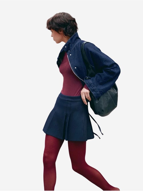 Minigonna skater a vita alta dilvin - Kiabi Minigonna skater a vita alta dilvin - Kiabi