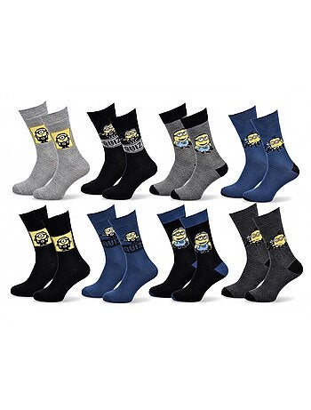 Minions - Calzini Uomo Licenza Confezione da 8