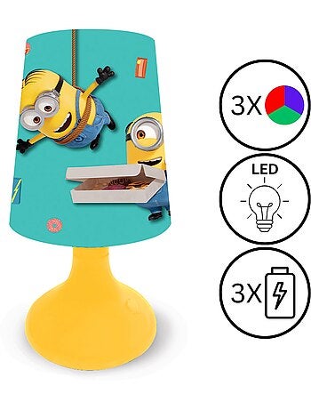 Minions, mini lampada da comodino e luce notturna senza fili