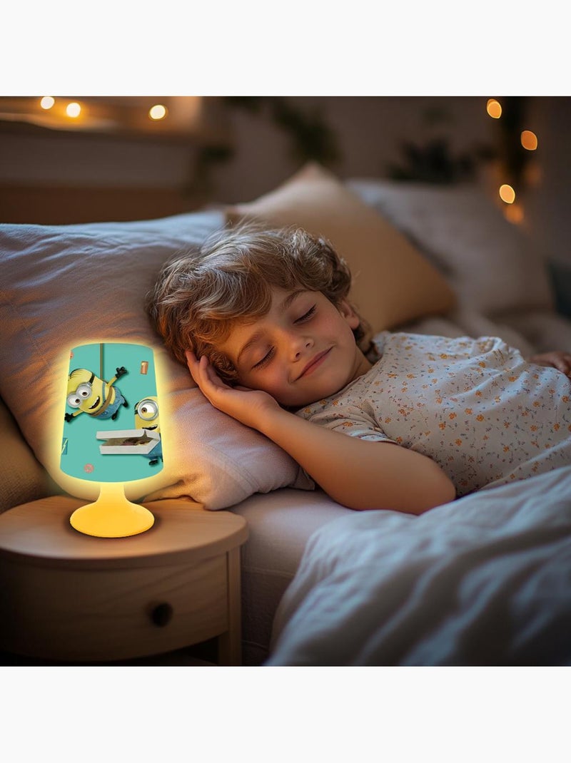 Minions, mini lampada da comodino e luce notturna senza fili Blu - Kiabi