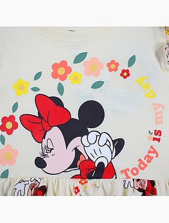 Minnie - abito a fantasia senza maniche, con scollo rotondo e volant