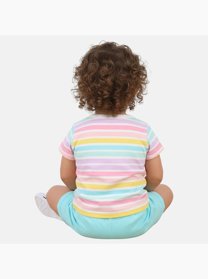 Minnie - Completo t-shirt e shorts bebè bambina Blu - Kiabi