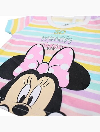 Minnie - Completo t-shirt e shorts bebè bambina