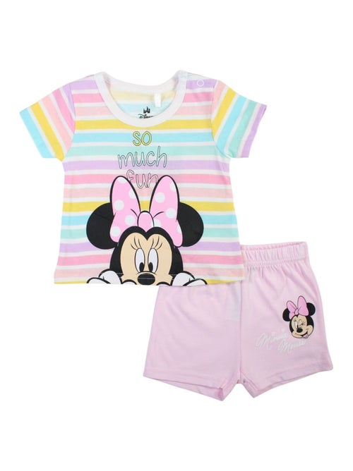 Minnie - Completo t-shirt e shorts bebè bambina - Kiabi