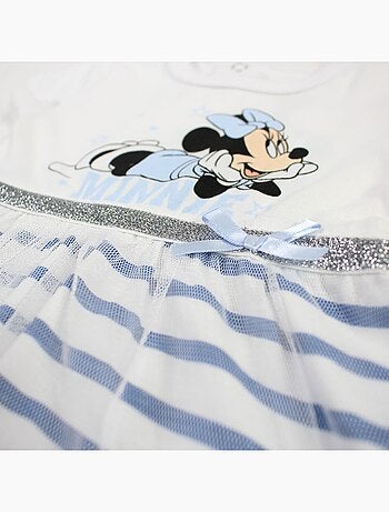 Minnie - Completo vestito e fascia per capelli bebè bambina