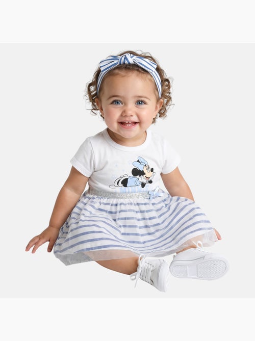 Minnie - Completo vestito e fascia per capelli bebè bambina - Kiabi