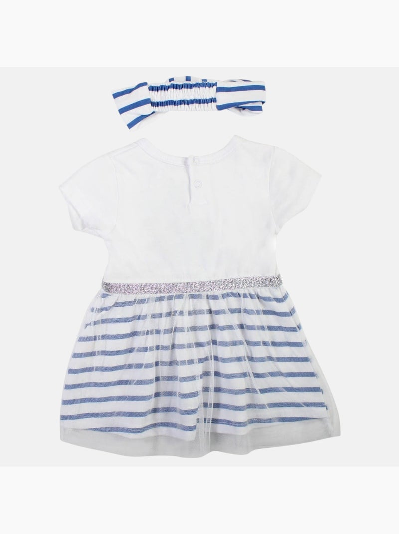 Minnie - Completo vestito e fascia per capelli bebè bambina Blu marino - Kiabi