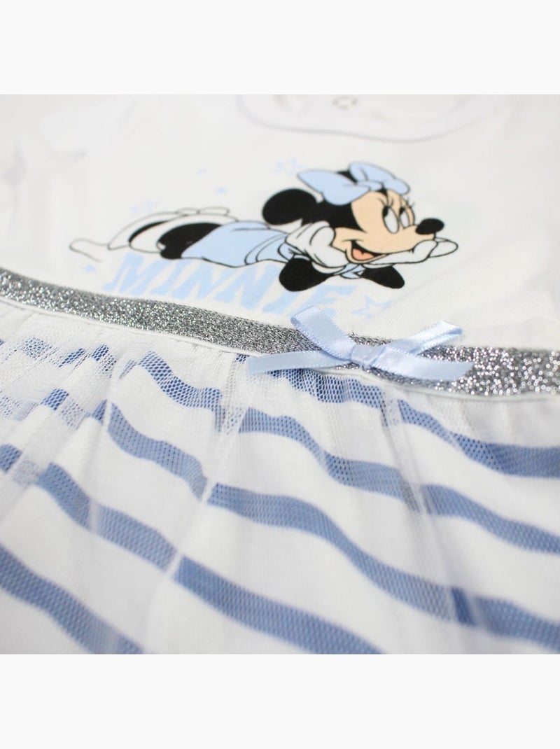 Minnie - Completo vestito e fascia per capelli bebè bambina Blu marino - Kiabi