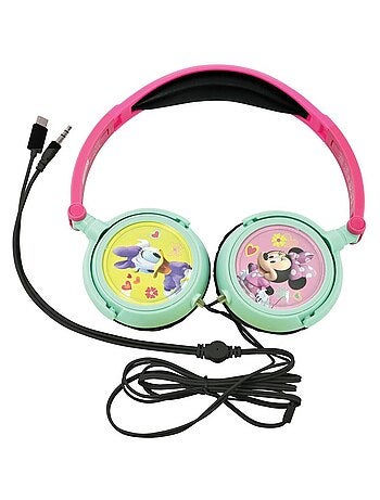 Minnie Cuffia stereo a filo pieghevole con limitazione sicura del volume