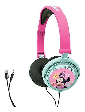 Minnie Cuffia stereo a filo pieghevole con limitazione sicura del volume