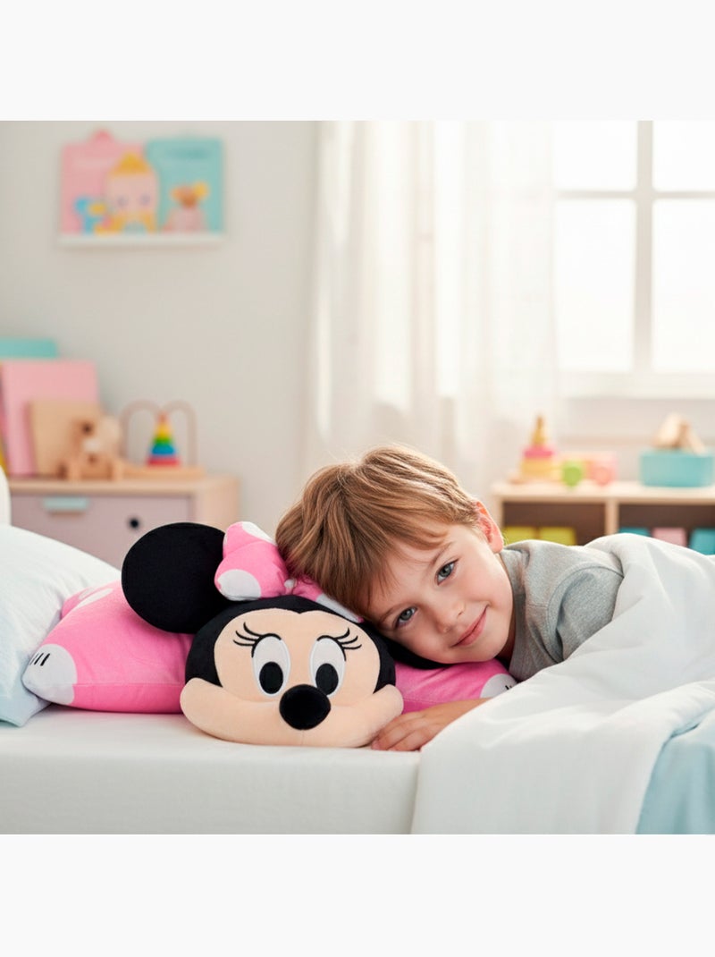 Minnie cuscino in peluche morbido e vellutato 2 in 1 Rosa - Kiabi